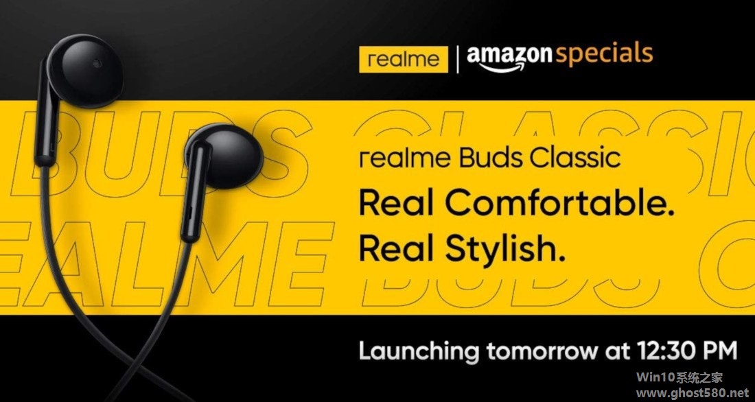 有线耳机？realme Buds 经典版将于 8 月 18 日在印度发布