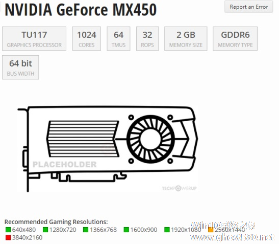 英伟达 MX450 规格泄露：最低性能约为 GTX 1050 性能水准