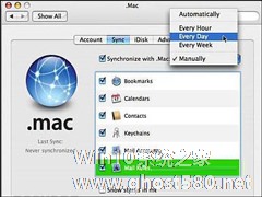MAC如何使用iSync与其他移动设备同步