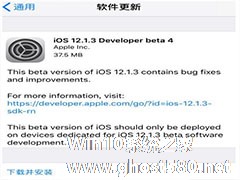 iOS12.1.3 Beta 4系统如何降级？