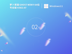 萝卜家园 Ghost Win11 64位 精简专业版 V2022.07